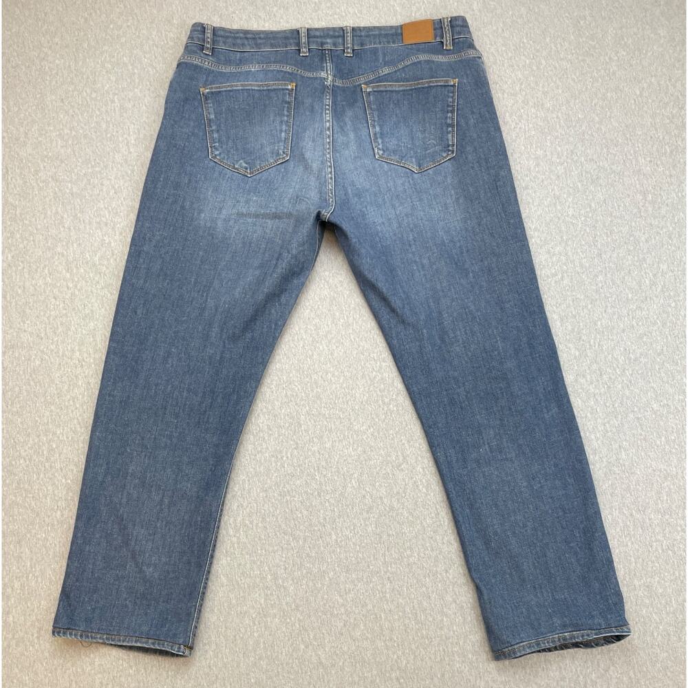 Peter Millar Jeans Mens 38 Blue Cotton Blend Stretch Straight MS18B94 - Picture 2 of 7